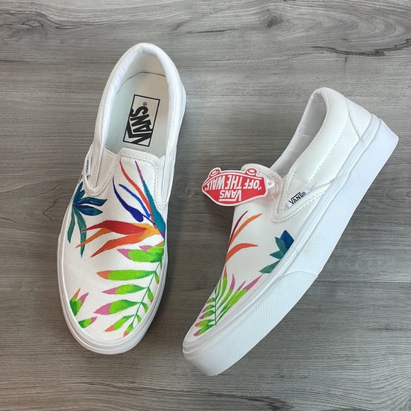 VANS- Custom hand painted slip on vans - Picture 6 of 8